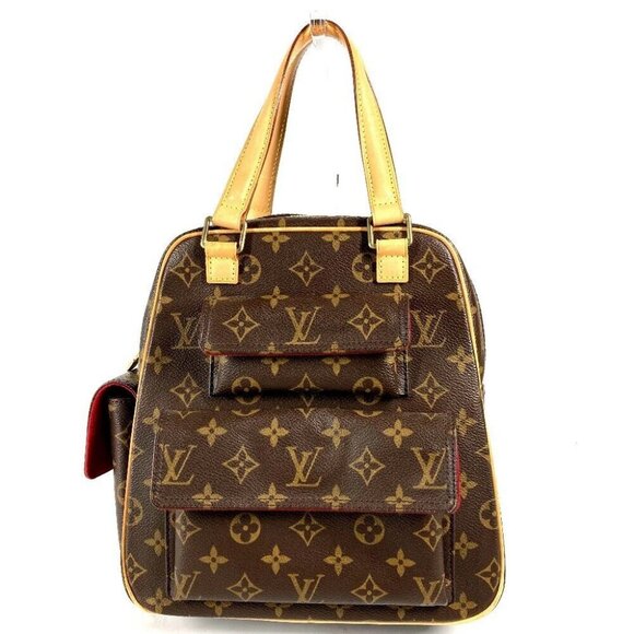 LOUIS VUITTON Monogram Exantry Cite Hand Bag MonogramCanvas Brown - Picture 1 of 16